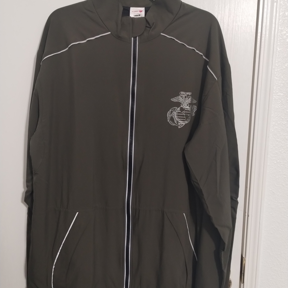 New Balance Green Reflective Athletic Jacket